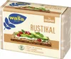 A package of Wasa Rustikal crispbread with a topping of cream cheese, avocado, and pomegranate seeds. Produktbild-Vorschau