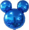 Palloncino mouse in foil, blu, circa 45 cm, per gonfiaggio Anteprima dell’immagine prodotto 1