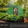 Serre à film KESSER® avec fenêtres, moustiquaire et porte, Voir les images du produit 6