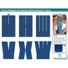 Taśma kinezjologiczna World Fitness - 100% bawełna - 5 cm x Podgląd zdjęcia produktu 3