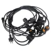 LED Garten Girlande 5m 5xE27 ST14 max 700W IP44 Schwarz Produktbild-Vorschau 4