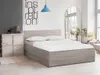 A bedroom scene with a bed, nightstand, and artwork. Náhled obrázku produktu