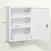 Szafka na leki kleankin, szafka apteczna z 3 przegrodami, 2 Podgląd zdjęcia produktu 3