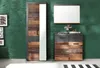 trendteam Garderobe 3-teilige Kombination Indy Graphit Grau Produktbild-Vorschau 2