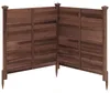 COSTWAY  2-tlg. Gartenzaun, Steckzaun 119x115,5cm(L x H), Produktbild-Vorschau 1