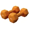 GORILLA SPORTS® Hanteln Set - Neopren, 2x3kg, Guss, Orange Produktbild-Vorschau 1
