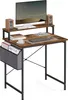 Computertisch Schreibtisch 80 x 55 x 76 - 90,5 cm Rustikal Produktbild-Vorschau 2