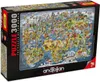 Puzzle 3000 dielikov - Ndhern mapa sveta Náhľad obrázku produktu 3