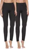 Merry Style Damen Lange Leggings aus Baumwolle 2 Pack Produktbild-Vorschau 2
