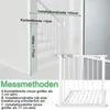 JOIEYOU Treppenschutzgitter 80cm Türschutzgitter ohne Produktbild-Vorschau 3