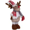 Elch 40cm (50cm) stehend, 2er Set Dekofigur Weihnachten Produktbild-Vorschau 2