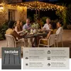 tectake® Aluminium-Gartentisch Campos für 4–6 Personen, Produktbild-Vorschau 2