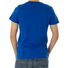 Stylisches Herren Kurzarm-T-Shirt in Blau mit Print & Produktbild-Vorschau 14