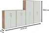 Aktenschrank TABOR 54 in Eiche Sonoma / weiß matt, Produktbild-Vorschau 3