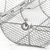 A close-up view of a stainless steel grill basket. Podgląd zdjęcia produktu