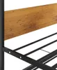 vidaXL Výsuvná posteľ Black Metal 90x200 cm Náhľad obrázku produktu 5