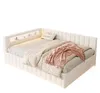 Letto imbottito 140x200 cm con spazio contenitore a Anteprima dell’immagine prodotto 10
