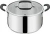 Tefal Edelstahl Jamie Olivier Topfset mit Deckeln 6 EL. Produktbild-Vorschau 5