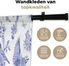 MuchoWow® Wandteppich Wandbehang Vintage - Vogel - Blau Produktbild-Vorschau 3