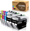 5er Set Kompatible Druckerpatronen LC3219XL für Brother Produktbild-Vorschau 1