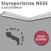 100 Meter Deckenleisten Styropor XPS Stuckleisten Produktbild-Vorschau 5