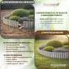 Floranica Bordo Giardino Flessibile  40 x 200 cm Grigio Anteprima dell’immagine prodotto 4