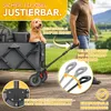TRESKO® Bollerwagen faltbar 215L mit Bremse | Handwagen Produktbild-Vorschau 7