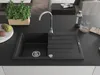 Mexen Bruno Evier 1 bac en granit avec égouttoir 795 x 495 Voir les images du produit 3