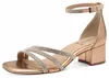 s.Oliver Damen Sandalette Sandale Strass Metallic Karree Produktbild-Vorschau 7