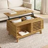 Table basse Merax réglable en hauteur, avec porte à Voir les images du produit 3