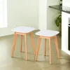 Relaxdays Esszimmerhocker, 2er Set, Bambus, MDF, Küche, Produktbild-Vorschau 5