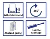 Tablet Wandalterung A12 Universal Halterung 7-12 Zoll Wand Produktbild-Vorschau 11