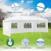 GOPLUS 3 x 6 m Partyzelt, Pavillon Zelt mit 4 abnehmbaren Produktbild-Vorschau 4