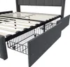 Letto funzionale Fortuna Lai letto imbottito 140x200 cm, Anteprima dell’immagine prodotto 9