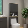Armoire de toilette Vicco Livia Anthracite 60x163cm, Model Voir les images du produit 3