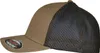 Cappello Flexfit Trucker a rete riciclata, oliva/nero, S/M Anteprima dell’immagine prodotto 4