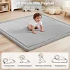Caveen Baby Spielmatte 127x127cm 3cm Dicke Krabbelmatte Produktbild-Vorschau 2