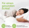 A woman sleeping peacefully in bed, with text overlay promoting healthy sleep. Náhled obrázku produktu