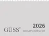 Güss 6 Wandkalender - A4, quer, 1 Monat / 2 Seiten Produktbild-Vorschau 3