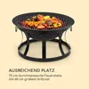 Blumfeldt 2-in-1 Feuerschale - Feuerschale für den Garten Produktbild-Vorschau 4