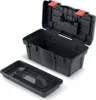 An open black toolbox with a removable tray in front of it, set against a white background. Anteprima dell’immagine prodotto