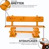 MEGA HOLZ, Gartenbank, Kiefer, Massiv, 120 cm, 2-Sitzer, Produktbild-Vorschau 3