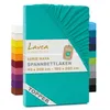 Lavea® Topper Spannbettlaken 90x200 cm - 100x200 cm Maya Produktbild-Vorschau 1