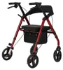 maxErgo Rollator Rot Gehhilfe für Outdoor Indoor zugelassen Produktbild-Vorschau 6
