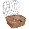 vidaXL Fahrradkorb Vorne mit Deckel 50x45x35 cm Natur Weide Produktbild-Vorschau 4