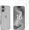 Étui pour iPhone 16 avec 2 protections d'écran en verre Voir les images du produit 1