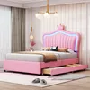 Flieks Polsterbett 90x200cm mit Lattenrost, Jugendbett Produktbild-Vorschau 1