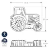 NORDIC WARE Nordic Ware - Backform Tractor Pan _ NW 51524 Produktbild-Vorschau 5