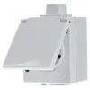 BJ Perilex AP Schuko 2064AG grau IP44 Produktbild-Vorschau 2