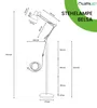LUMILED Stehlampe, Moderne Stehlampe, E27 Fassung, Produktbild-Vorschau 7